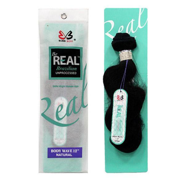 Bobbi Boss BeReal 100% BRAZILIAN VIRGIN HUMAN HAIR - Body Wave 10" - 22" - EgoWigs.com