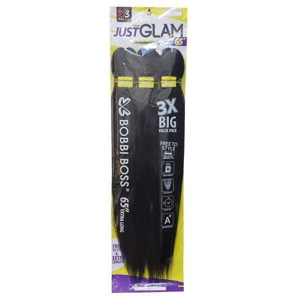 Bobbi Boss Crochet Braid Bobbi Boss 3X Pre-feathered - JUST GLAM BRAID 65" - Clearance