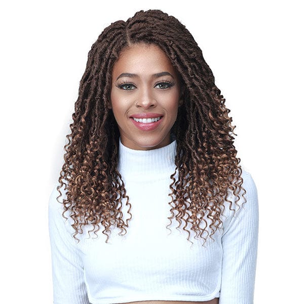 Bobbi Boss Synthetic Hair Lace Front Wig - MLF617 MICRO LOCS CURLY TIPS 22 - EgoWigs.com