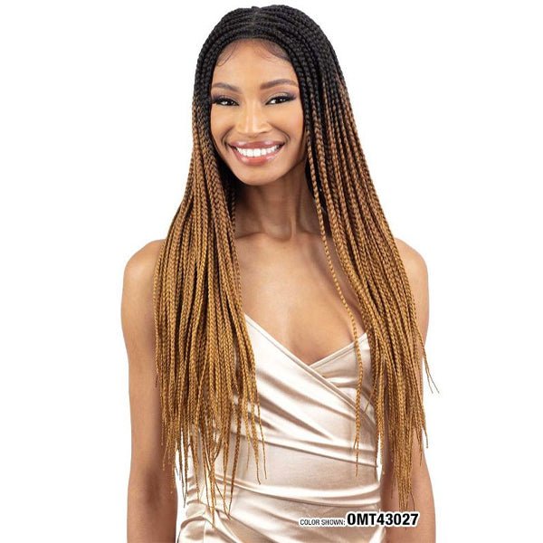 Freetress Equal Synthetic Braided Lace Front Wig - DIAMOND PART BRAID 30" - SoGoodBB.com