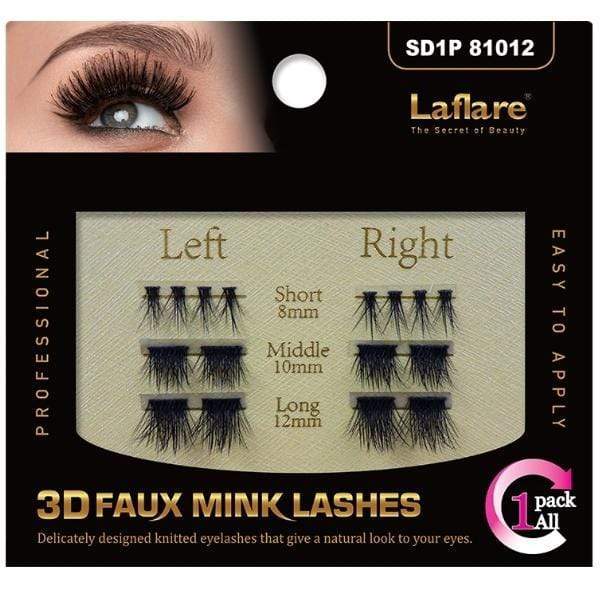 Laflare Eyes Laflare 3D Faux Mink Hair Eyelashes - (C)
