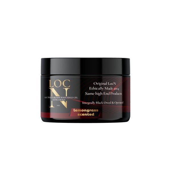 Loc N - Locs Twists Braids Wave Edge Gel EXTRA HOLD LEMONGRASS - (C) - EgoWigs.com