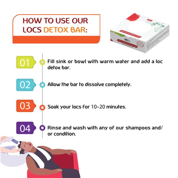 MFL - Locs Vegan Detox Bar - 120g - (C) - EgoWigs.com