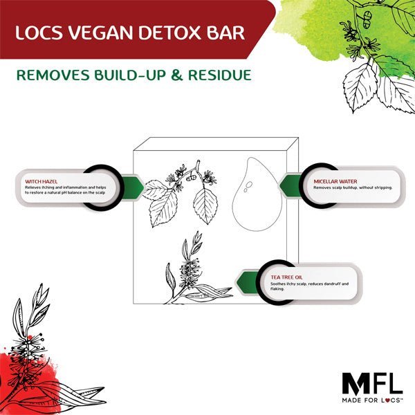 MFL - Locs Vegan Detox Bar - 120g - (C) - EgoWigs.com