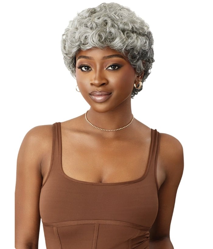 Outre 100% Human Hair Fab & Fly Gray Glamour Wig - EMIR - EgoWigs.com