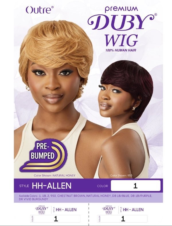 Outre 100% Human Hair Premium Duby Wig - HH Allen - EgoWigs.com