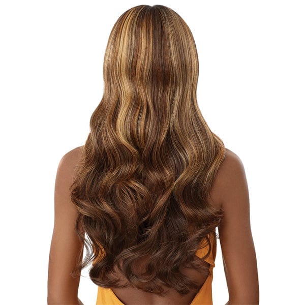 Outre Airtied Human Hair Blend Glueless 13X6 HD Lace Front Wig - HHB GLAM WAVES 28" - EgoWigs.com
