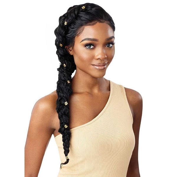 Outre Human Hair Blend 360 Lace Front Wig - KAYREENA - EgoWigs.com