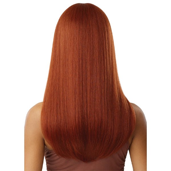 Outre Human Hair Blend 5x5 Lace Closure Wig - HHB NATURAL YAKI 22" - SoGoodBB.com
