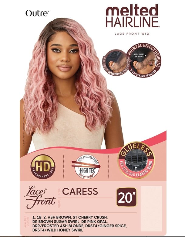 Outre Melted Hairline Synthetic Deluxe Wide HD Lace Front Wig - CARESS - EgoWigs.com