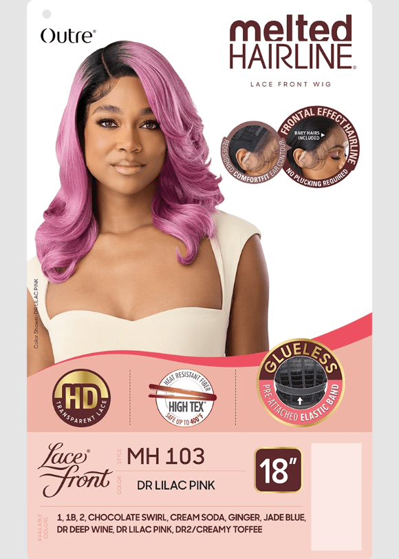 Outre Melted Hairline Synthetic Deluxe Wide HD Lace Front Wig - MH 103 - EgoWigs.com