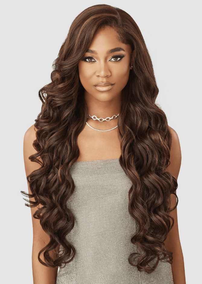 Outre Melted Hairline Synthetic Swirlista HD Lace Front Wig - SWIRL 112 - EgoWigs.com