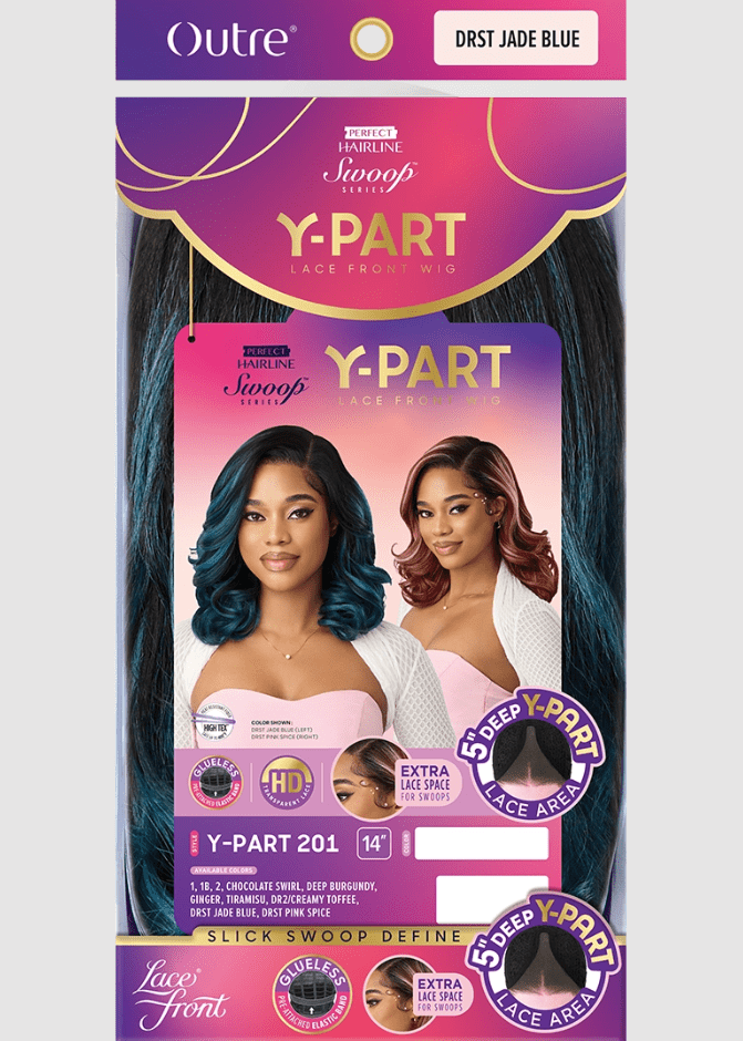Outre Perfect Hairline Swoop Series Synthetic Lace Part Wig - Y - PART 201 - SoGoodBB.com