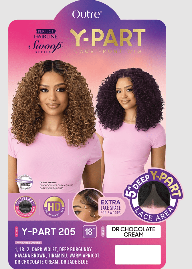 Outre Perfect Hairline Swoop Series Synthetic Lace Part Wig - Y - PART 205 - EgoWigs.com
