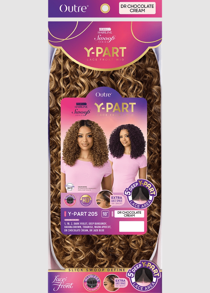Outre Perfect Hairline Swoop Series Synthetic Lace Part Wig - Y - PART 205 - EgoWigs.com