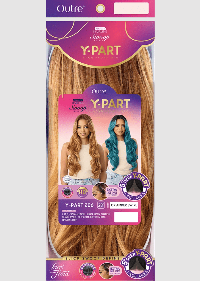 Outre Perfect Hairline Swoop Series Synthetic Lace Part Wig - Y - PART 206 - EgoWigs.com