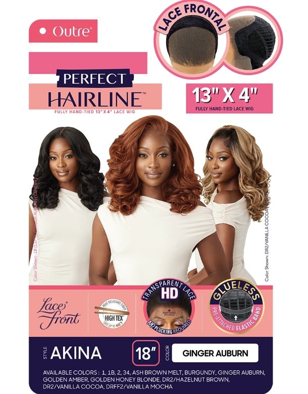 Outre Perfect Hairline Synthetic 13x4 Lace Frontal Wig - AKINA - EgoWigs.com