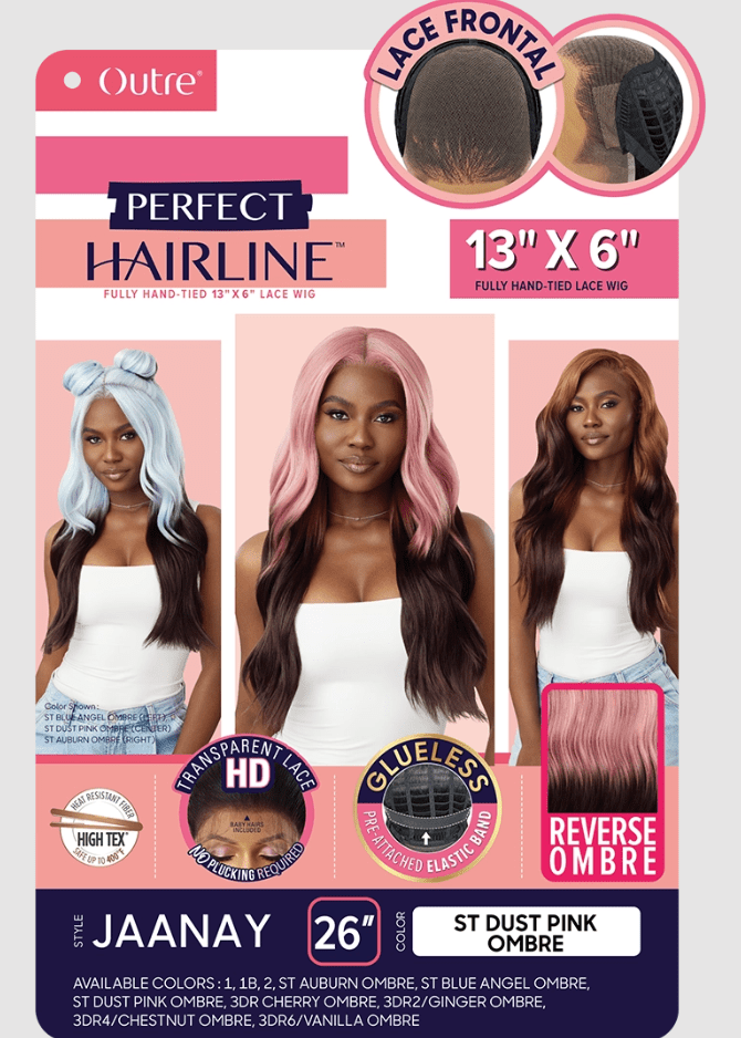 Outre Perfect Hairline Synthetic 13x6 Lace Front Wig - JAANAY - EgoWigs.com