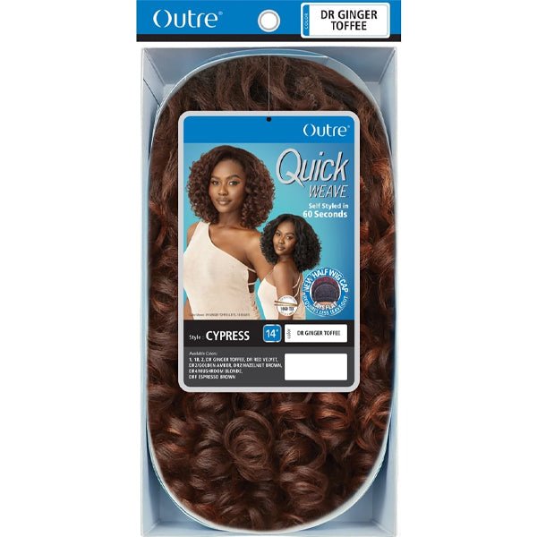 Outre Quick Weave Synthetic Half Wig - CYPRESS - SoGoodBB.com