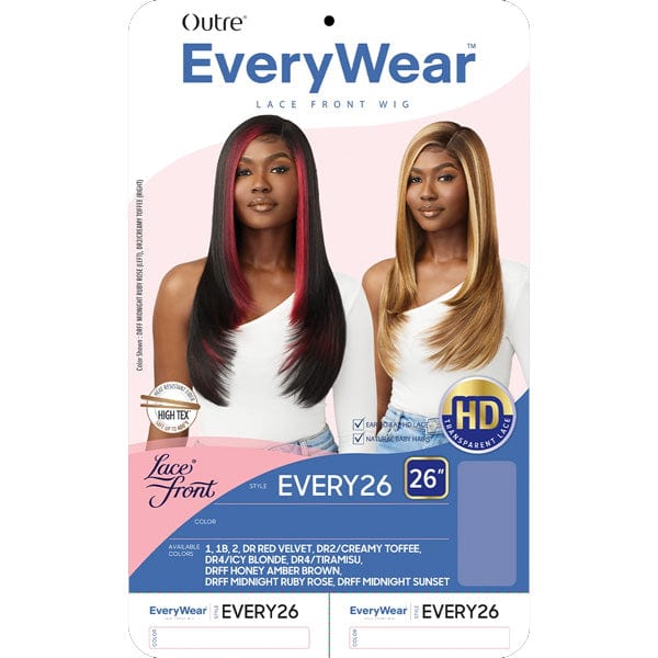 Outre Synthetic EveryWear HD Lace Front Wig - EVERY 26 - EgoWigs.com