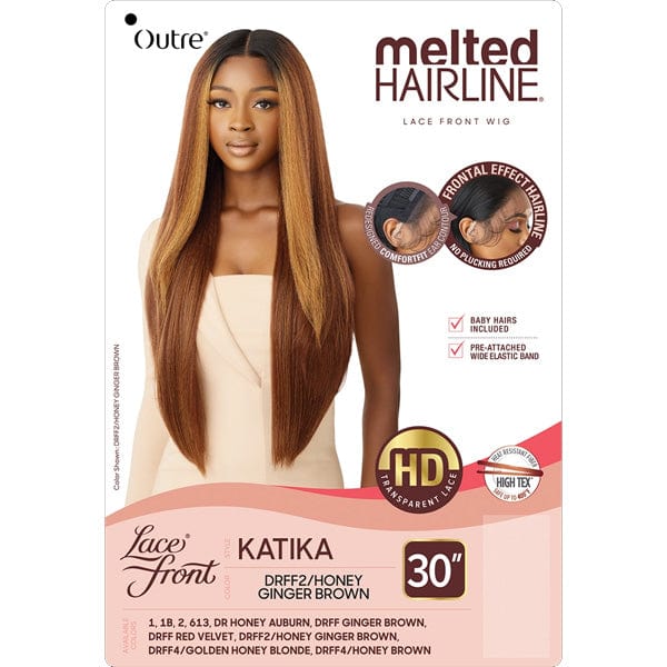 Outre Synthetic Melted Hairline HD Lace Front Wig - KATIKA - SoGoodBB.com