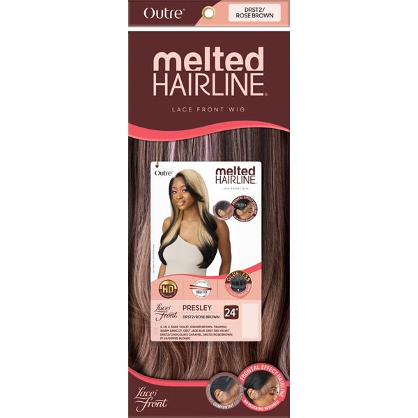 Outre Synthetic Melted Hairline HD Lace Front Wig - PRESLEY - EgoWigs.com