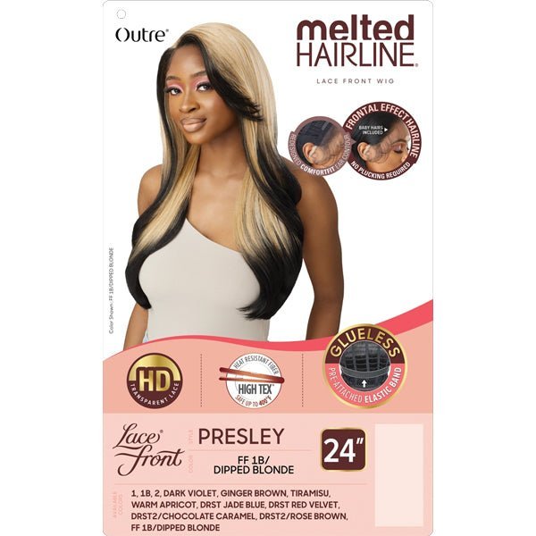 Outre Synthetic Melted Hairline HD Lace Front Wig - PRESLEY - EgoWigs.com