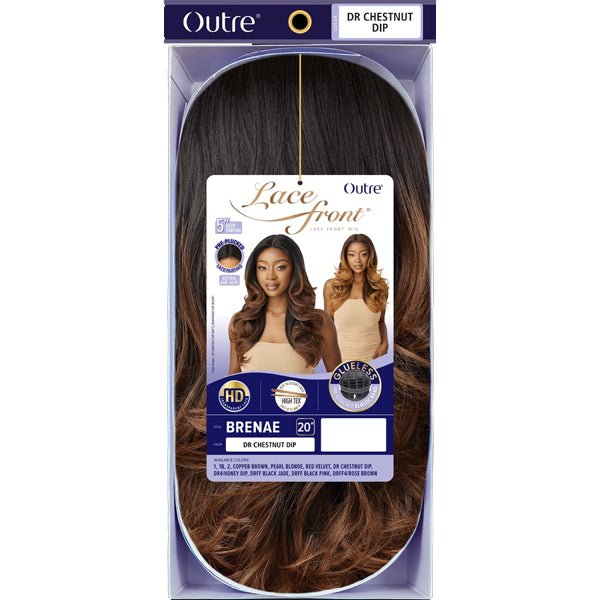 Outre Synthetic Swiss HD Lace Front Wig - BRENAE - SoGoodBB.com