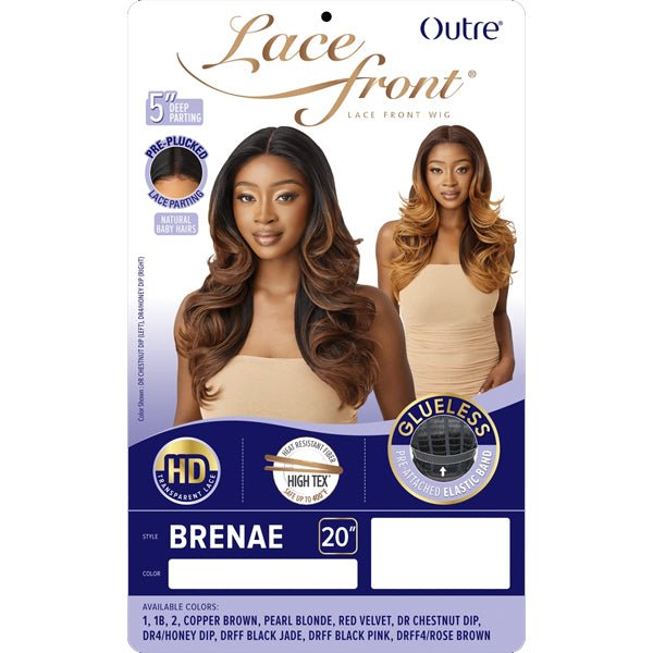 Outre Synthetic Swiss HD Lace Front Wig - BRENAE - SoGoodBB.com