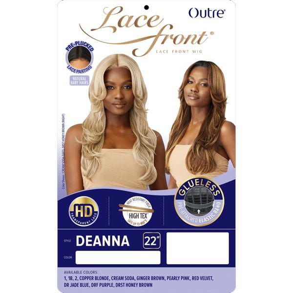 Outre Synthetic Swiss HD Lace Front Wig - DEANNA - SoGoodBB.com