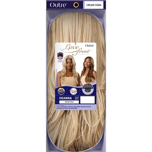 Outre Synthetic Swiss HD Lace Front Wig - DEANNA - SoGoodBB.com