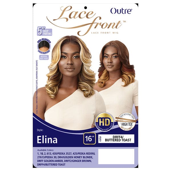 Outre Synthetic Swiss HD Lace Front Wig - ELINA - EgoWigs.com