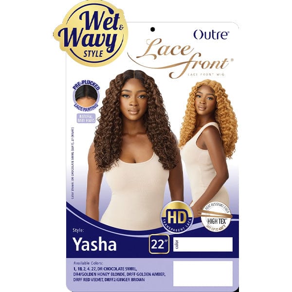 Outre Synthetic Swiss Wet & Wavy Lace Front Wig - YASHA - EgoWigs.com