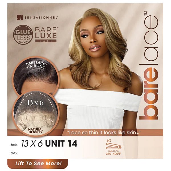 Sensationnel Bare Lace Synthetic Extra Transparent Luxe Glueless Lace Front Wig - 13X6 UNIT 14 - EgoWigs.com