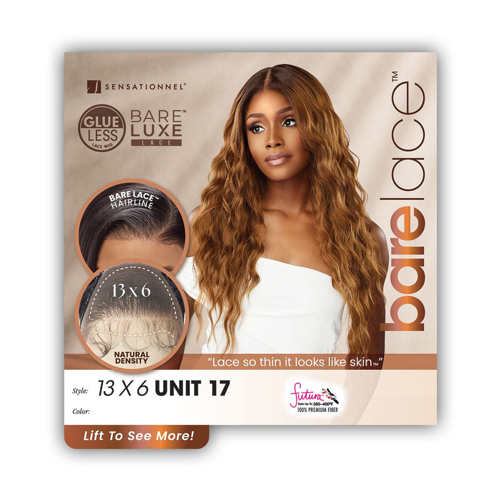 Sensationnel Bare Lace Synthetic Extra Transparent Luxe Glueless Lace Front Wig - 13X6 UNIT 17 - EgoWigs.com