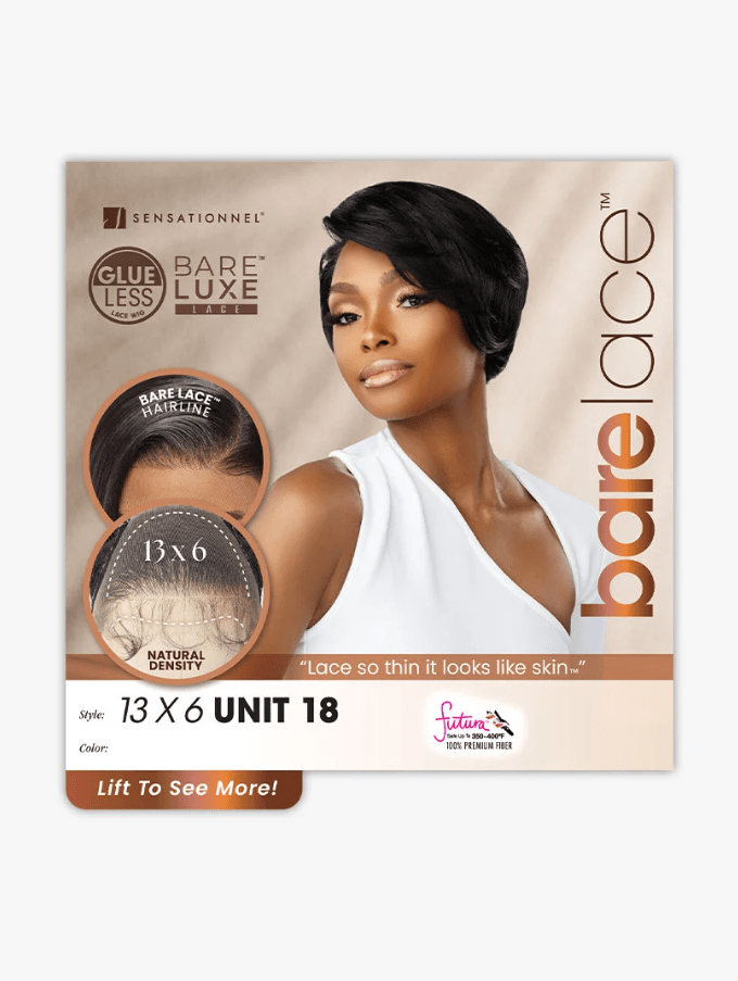 Sensationnel Bare Lace Synthetic Extra Transparent Luxe Glueless Lace Front Wig - 13X6 UNIT 18 - SoGoodBB.com