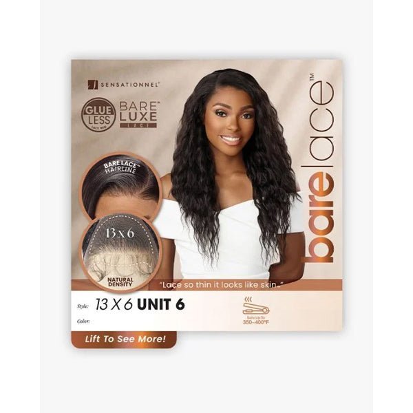 Sensationnel Bare Lace Synthetic Extra Transparent Luxe Glueless Lace Front Wig - 13X6 UNIT 6 - EgoWigs.com