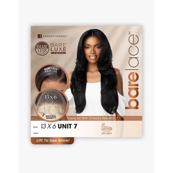 Sensationnel Bare Lace Synthetic Extra Transparent Luxe Glueless Lace Front Wig - 13X6 UNIT 7 - EgoWigs.com