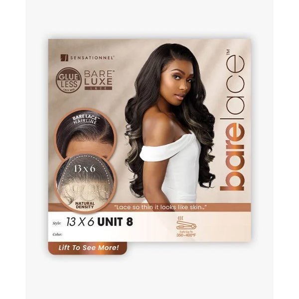 Sensationnel Bare Lace Synthetic Extra Transparent Luxe Glueless Lace Front Wig - 13X6 UNIT 8 - EgoWigs.com
