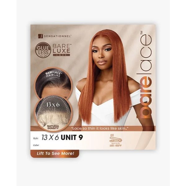 Sensationnel Bare Lace Synthetic Extra Transparent Luxe Glueless Lace Front Wig - 13X6 UNIT 9 - EgoWigs.com