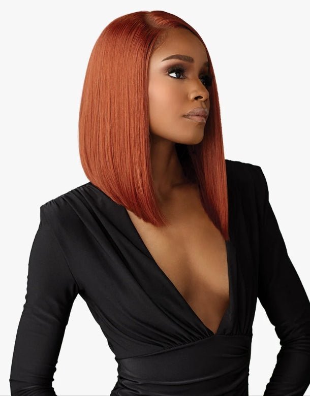 Sensationnel Butta Chic Bob 5" Deep Glueless HD Lace Front Wig - LOB UNIT 1 - EgoWigs.com
