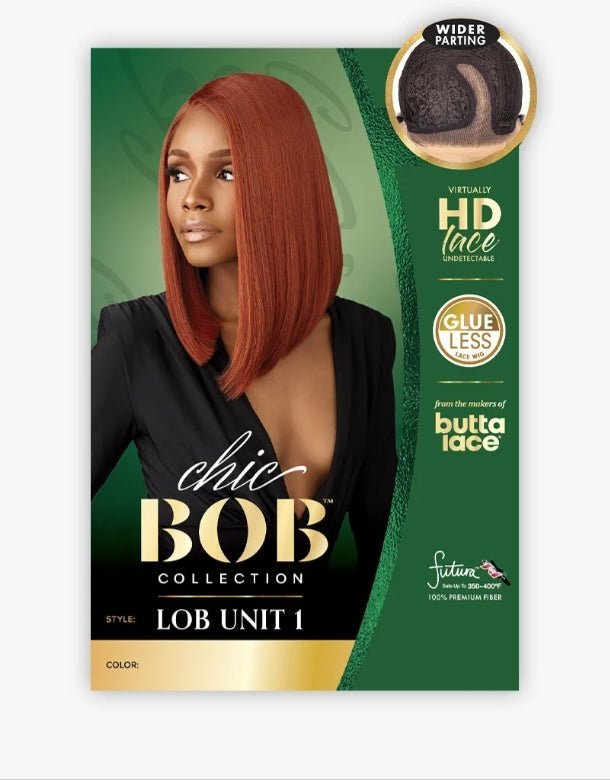 Sensationnel Butta Chic Bob 5" Deep Glueless HD Lace Front Wig - LOB UNIT 1 - EgoWigs.com
