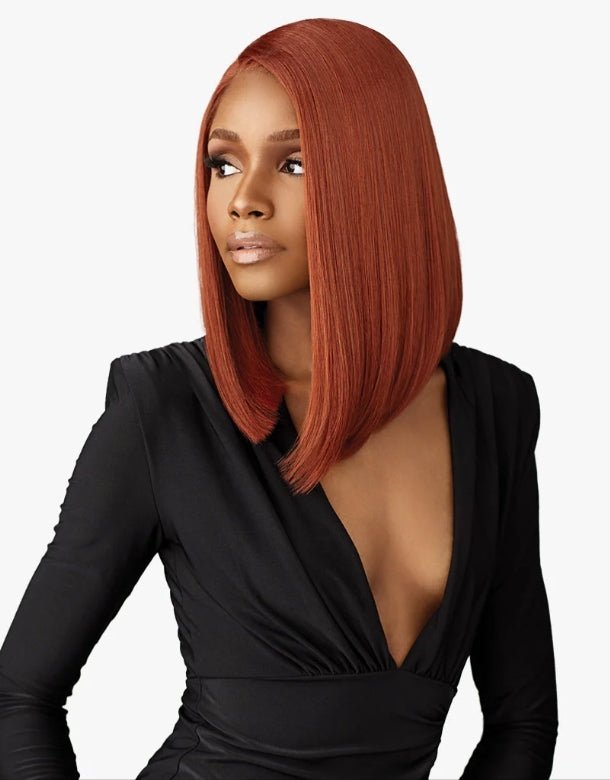 Sensationnel Butta Chic Bob 5" Deep Glueless HD Lace Front Wig - LOB UNIT 1 - EgoWigs.com