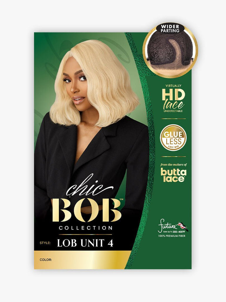 Sensationnel Butta Chic Bob 5" Deep Glueless HD Lace Front Wig - LOB UNIT 4 - EgoWigs.com