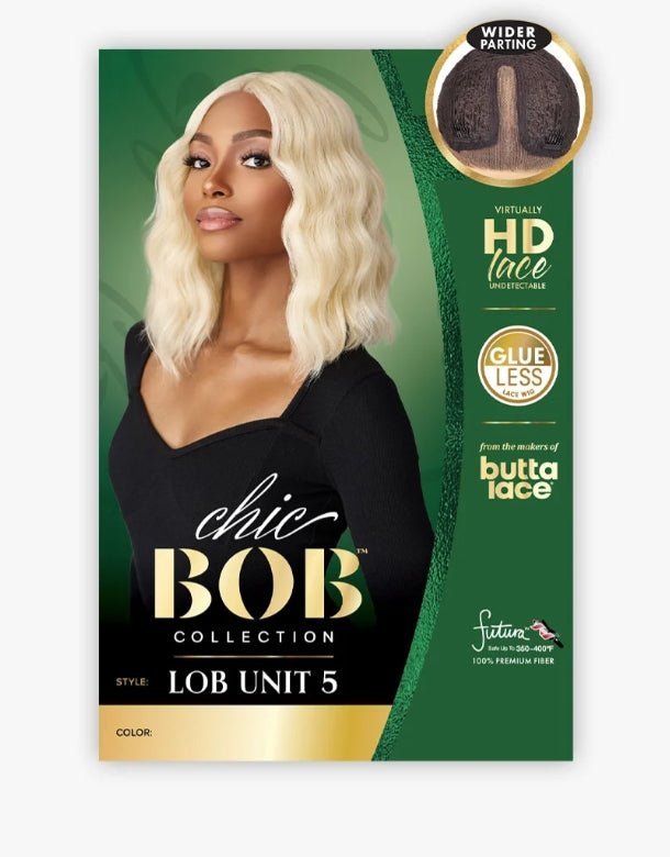 Sensationnel Butta Chic Bob 5" Deep Glueless HD Lace Front Wig - LOB UNIT 5 - EgoWigs.com