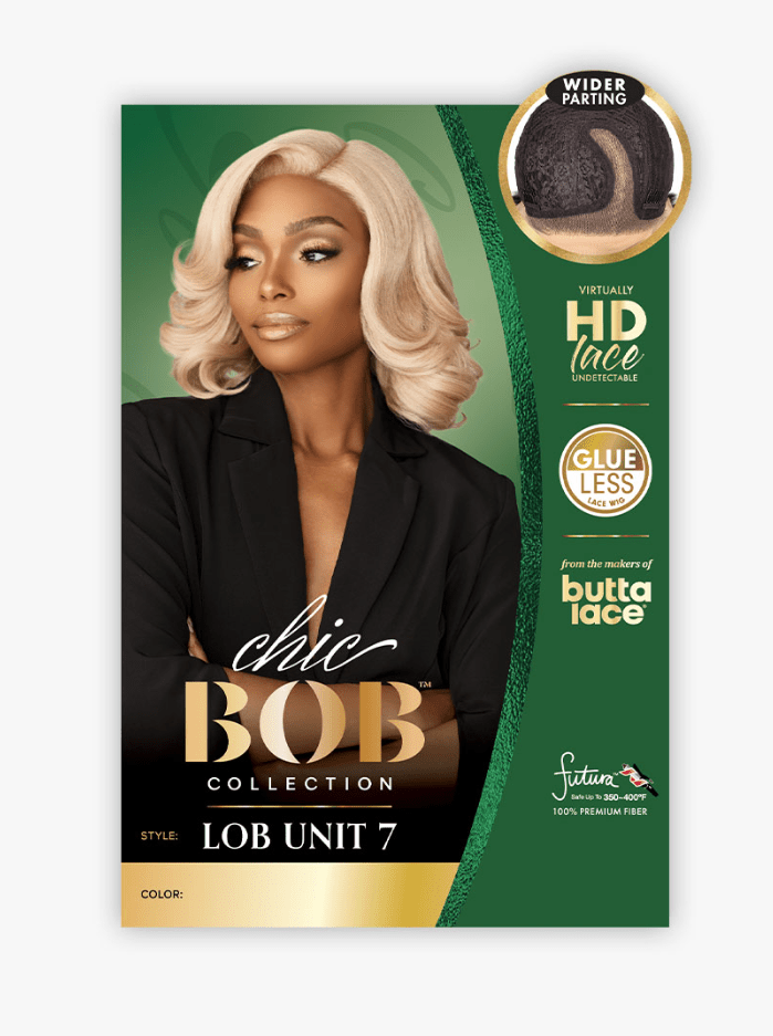 Sensationnel Butta Chic Bob 5" Deep Glueless HD Lace Front Wig - LOB UNIT 7 - EgoWigs.com