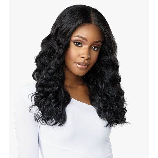Sensationnel Butta Human Hair Blend Lace Front Wig - DEEP WAVE 20" - EgoWigs.com