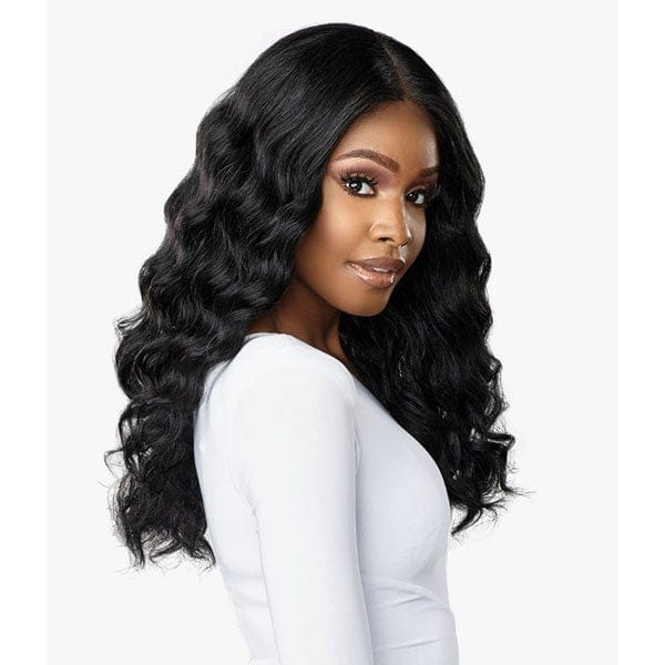 Sensationnel Butta Human Hair Blend Lace Front Wig - DEEP WAVE 20" - EgoWigs.com