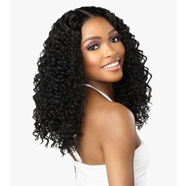 Sensationnel Butta Human Hair Blend Lace Front Wig - WATER WAVE 16" - EgoWigs.com