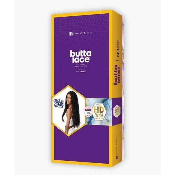 Sensationnel Butta Human Hair Blend Wet & Wavy Lace Front Wig - WATER WAVE 26" - EgoWigs.com